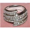 18kt 2.75ct Baguette Diamond Cocktail Ring 18k #1163827