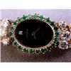 14k Gold Emerald Diamond Watch 14kt Wristwatch #1163836
