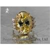 Image 1 : RHJ Canary cubic zirconium Oval stone Ring.  #1158416