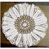 Image 1 : Chrocheted Lace ROUND DOILY #1158612