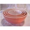 Image 1 : Pink Pyrex Nesting Bowls Set of 4 #1159103