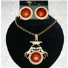 Image 1 : Park Lane Rhinestone Panther Necklace Earrings #1159457