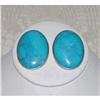 Image 1 : Signed True Designs Sterling Turquoise Earrings#1159504