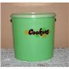 Image 1 : Unique Vintage Green Plastic Eagle Cookie Jar #1159548