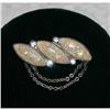 Image 1 : Unusual Confetti Lucite & Rhinestone Brooch #1159558