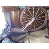 Image 1 : Wonderful Large Spinning Wheel #1159641