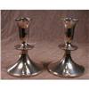 Image 1 : MODERN Sterling CANDLEsticks Mid-Century PAIR #1159794