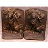 Image 1 : HUBLEY GERMAN Shepherd DOG Bookends ANTIQUE #1159956