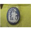 Image 1 : BLUE AND WHITE JASPERWARE PLAQUE #1160378