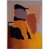Image 1 : Watercolour of Two Men in Profile #1160640