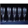 5 French Antiques Crystal Glasses grave with #1160684
