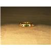 Image 1 : Estate 14K Gold Emerald Diamond Stacking Band #1161022