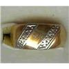 Ring. 14k white and yellow gold. #1161923