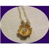 14k Gold Chain Necklace Diamond Flower pendant #1161984