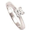 Image 1 : 1.25 carat PRINCESS CUT diamond solitaire ring #1162175