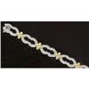 1.70 ct diamond jewelry link BRACELET gold #1162222