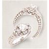 0.74 cts diamond engagement ring natural #1162242
