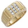 Diamonds 1 carat yellow gold diamond ring #1162245
