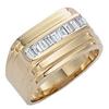 Diamonds 1 ct G VVS2 baguette diamond ring #1162269