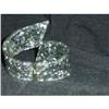Image 1 : Clear Lucite Confetti Clamper Bracelet #1162452