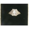 Image 1 : ANTIQUE  EMERALD CUT DIAMOND Engagement Ring VS#1184363