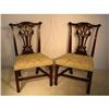 Pair of Carved George III Side Chairs #1184382