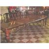 Antique Mahogany Banquet Dining Table #1184463