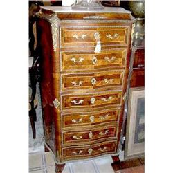 Secretary Louis XVI Marquetry  cabinet #1184886
