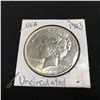 Image 1 : 1923 USA PEACE SILVER DOLLAR Uncirculated