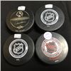 Image 2 : AUTOGRAPHED HOCKEY PUCK LOT