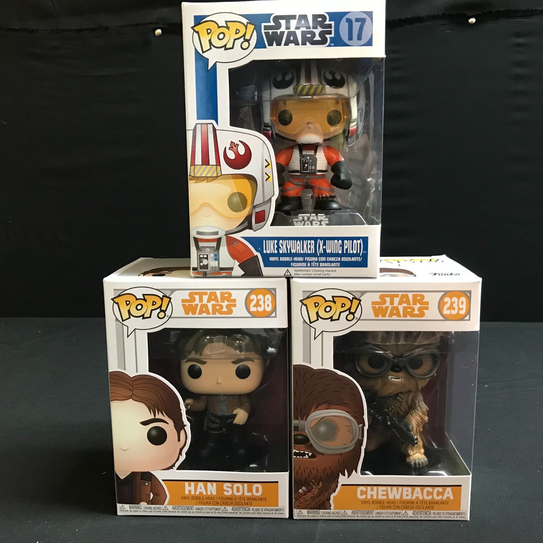 FUNKO POP! STAR WARS VINYL FIGURES LOT