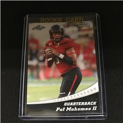 2017 LEAF PATRICK MAHOMES ROOKIE CARD