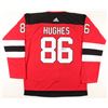 Image 1 : JACK HUGHES SIGNED DEVILS JERSEY (JSA COA)