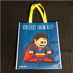 Exclusive Retro 8 Bit Pixel Pals Superman Tote Bag