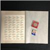 Image 1 : CANADA 8 CENTS UNCUT STAMP SHEET w/ PRINCE OF WALES COIN & MATCHES