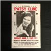 Image 1 : PATSY CLINE CONCERT POSTER (Reprint)