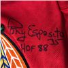 Image 2 : TONY ESPOSITO SIGNED BLACK HAWKS JERSEY