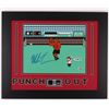 Image 1 : Tyson Signed "Punch-Out!!" 19.5x23.5 Custom Framed Display with Nintendo Controller (Fiterman)