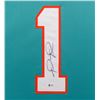 Image 2 : TUA TAGLOVAILOA SIGNED 35 X 34 CUSTOM FRAMED JERSEY ( JSA COA)