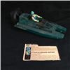 Image 1 : GI JOE COBRA 1984 WATER MOCCASIN BOAT w/ COPPERHEAD FIGURE