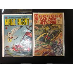 VINTAGE COMIC BOOK LOT (MAGIC AGENT / CAPTAIN ATOM)