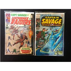 VINTAGE CAPTAIN SAVAGE COMIC BOOK LOT (MARVEL COMICS)
