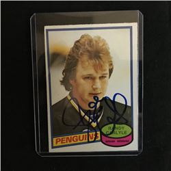 RANDY CARLYLE SIGNED HOCKEY CARD