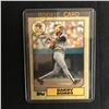 Image 1 : 1987 TOPPS BASEBALL RC BARRY BONDS #120 PITTSBURGH PIRATES