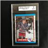 Image 1 : 1989-90 O-PEE-CHEE #136 BRIAN LEETCH Rookie Card (9 MINT)