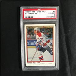 1990 O-PEE-CHEE PREM. #7 PETER BONDRA (EX-MT 6)