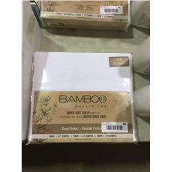Bamboo Twin Size Super Soft Solid Sheet Set
