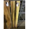 Image 2 : Leadvision42" Natural Acacia Stair Riser Lot of 5