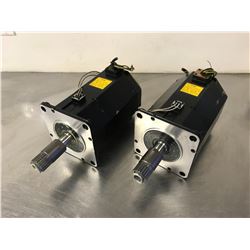 (2) FANUC A06B-0142-B675#0003 AC SERVO MOTOR