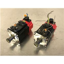 (2) FANUC A06B-0114-B275#0008 AC SERVO MOTOR